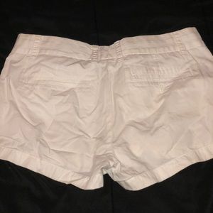 Tan; lightly worn shorts